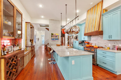 Inspiration for an eclectic kitchen remodel in New Orleans