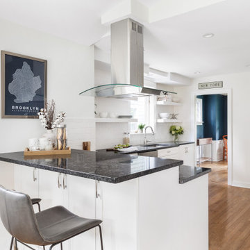 Urban Black & White Kitchen