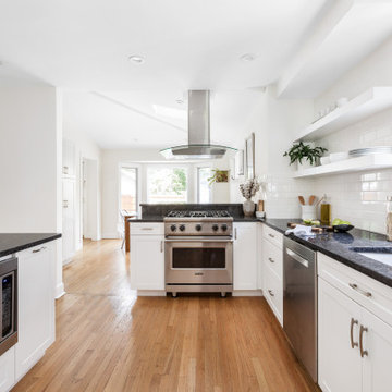 Urban Black & White Kitchen