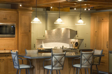Inspiration for an industrial kitchen remodel in Boston