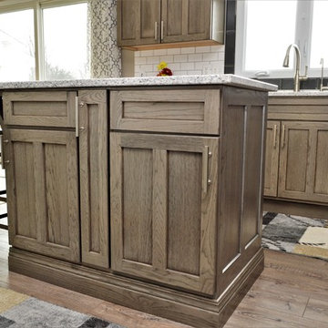 Valparaiso, IN. Haas Signature Collection. Hickory Driftwood Kitchen