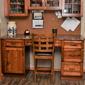 Valparaiso Indiana, Haas Rustic Hickory Kitchen, Space Saver and Organization