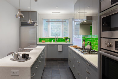 Example of a kitchen design in Vancouver