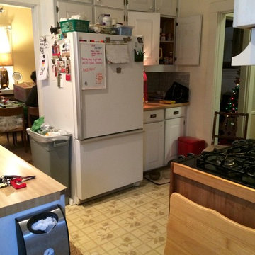 Very Small Old House Kitchen Remodel BEFORE