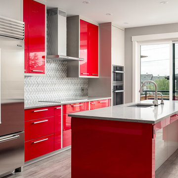 Vibrant Kitchen | Custom Cabinetry for Kitchen & Bath | Calgary 32nd Ave