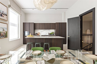 Contemporary kitchen in London.