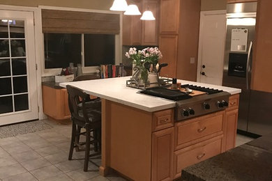 Modern kitchen in Orange County.