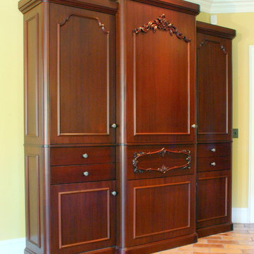 Victorian Armoire-style pantry in Mahogany