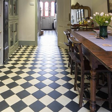 Victorian Geometric Flooring In Period Home