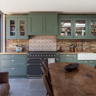 Shabby-chic style kitchen in London.