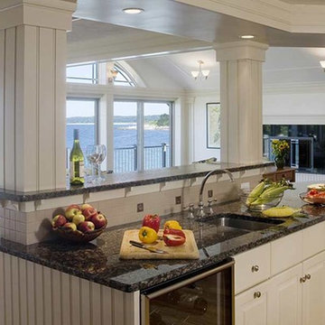 View from Kitchen- Cape Cod Craftsman