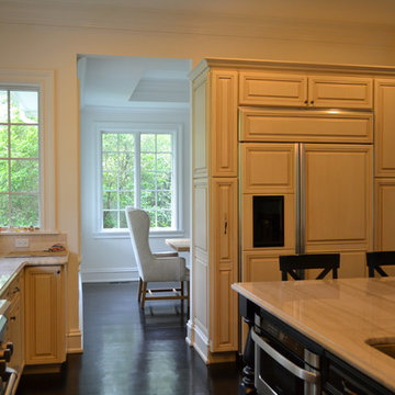 View into dining room from the kitchen.