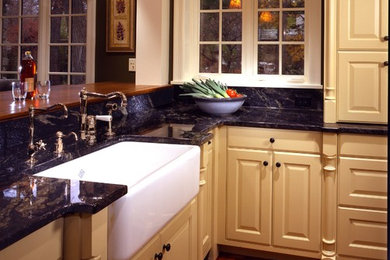 View of Farmhouse Sink and Bar Area