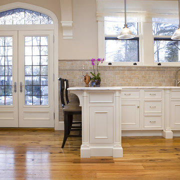 View of Kitchen Peninsula and Sink area