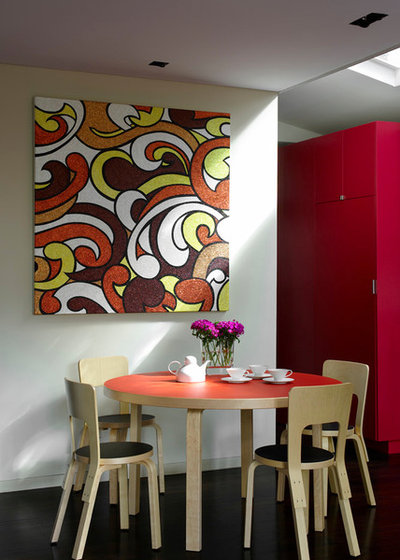 Eclectic Dining Room by Scott Weston Architecture Design PL