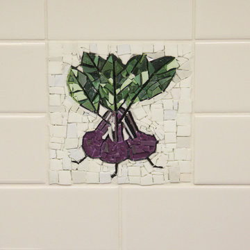 Vintage Kitchen Mosaic Backsplash