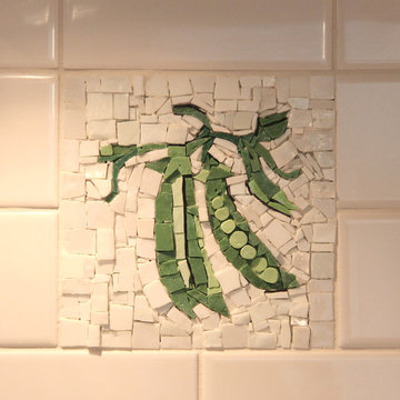 Vintage Kitchen Mosaic Backsplash