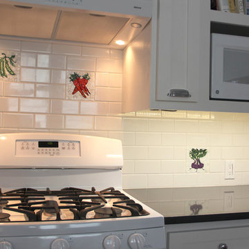 Vintage Kitchen Mosaic Backsplash