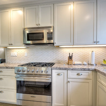 Vista Kitchen Remodel with Woven Tile Backsplash