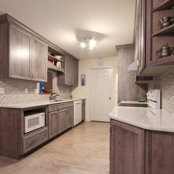 Walnut Grey Kitchen