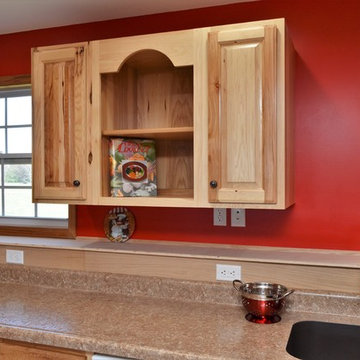 Wanatah, IN. Haas Signature Collection. Natural Rustic Hickory Kitchen