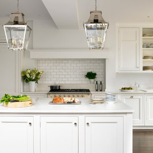 White Traditional Kitchens Houzz