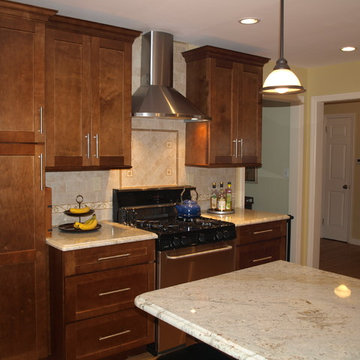 Warm Brown Cabinetry