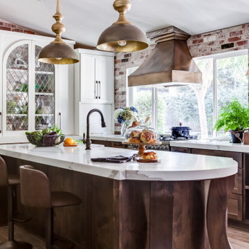 Warm Eclectic Kitchen