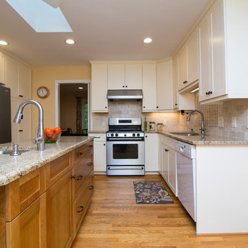 Warm, Light Filled, Cream and Cherry Kitchen