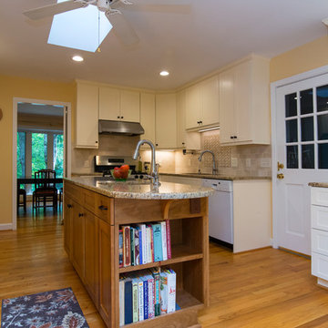 Warm, Light Filled, Cream and Cherry Kitchen