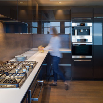 Warm Modern Kitchen