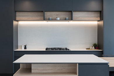 Contemporary kitchen in Adelaide.