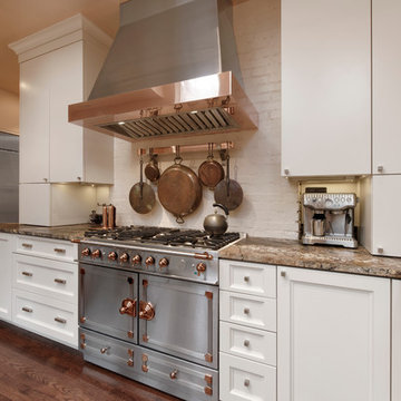 Washington, D.C. - Transitional - Rowhouse Kitchen with LaCornue