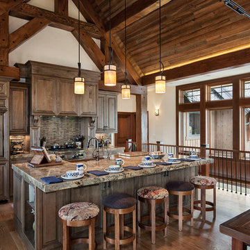 Washington Mountain Retreat, Timber Frame Home - Cle Elem Residence
