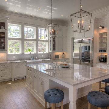 Watercolor Transitional Summer Home