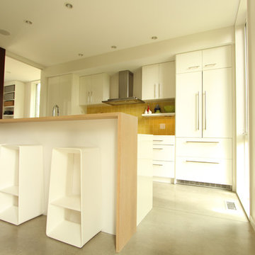 Waterfall Wood Countertops
