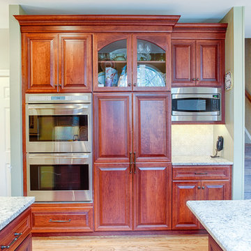 Wayne Home  Kitchen Remodel with view to side door