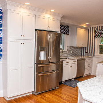 Wellesley, MA Colonial Home - Kitchen Remodel