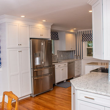Wellesley, MA Colonial Home - Kitchen Remodel