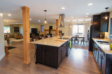 Inspiration for an industrial kitchen remodel in Vancouver