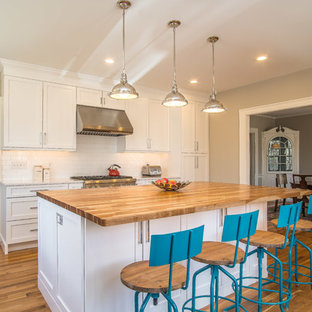 75+ Landhausstil Küchen mit grünem Boden Ideen & Bilder - März 2021