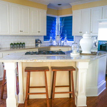 West HIlls White Kitchen and Family Room