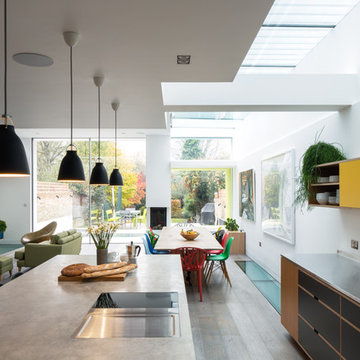 West London Kitchen and Living Room