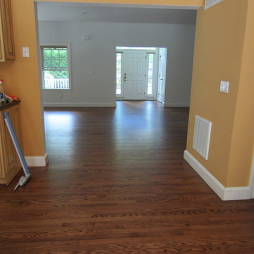 Westhampton - Red Oak stained Early American and Bona Traffic HD poly
