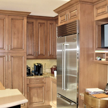Westlake Village Kitchen with Wood Cabinets 06