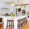 Kitchen of the Week: White, Walnut and Brass in an 1840 Farmhouse