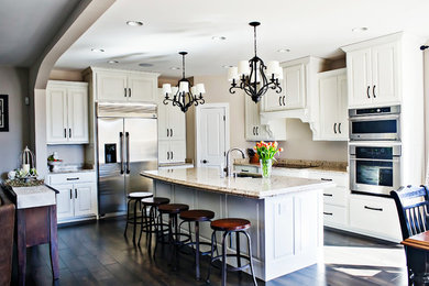 Westwynde- Transitional Kitchen with a Butler's Pantry
