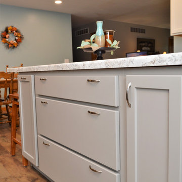 Wheatfield, IN. Haas Lifestyle Collection. White Maple Kitchen