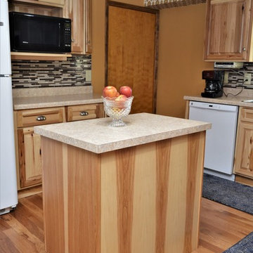 Wheeler, IN. Haas Signature Collection. Natural Rustic Hickory Kitchen