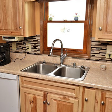 Wheeler, IN. Haas Signature Collection. Natural Rustic Hickory Kitchen